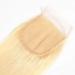 SeraphicWig Swiss Lace Top Closure 4"x4" Long Length 18" Brazilian Virgin Human Hair Lace Closure With Baby Hair Silky Straight Honey Blonde Colour #613 Free Part - Buy Online on GoSupps.com