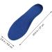 Beaupretty Sports Insoles - Comfortable Foaming Inserts for Men & Women | Sweat-Absorbing Shoe Insoles - 27x9.8cm Blue - Buy Online on GoSupps.com