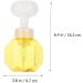 Fomiyes 2-Piece Flower Bubble Bottle Makeup Set - Foam Spray Bottle & Shampoo Foam Maker - Yellow PP Container 9.7x9.7x16.3cm - International Shipping Available - Buy Online on GoSupps.com