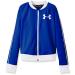 Under Armor Girls' Track Jacket Small Lapis Blue (984)/White