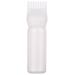 UNVOJL Hair Dye Brush Bottle Hair Root Comb Applicator Bottles Hair Dye Tools Applicator Brush Bottles for Salon (White)