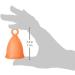 Silicone Ring Menstrual Cup with Loop Stem - Reusable 12 Hour Tampon Alternative - Soft Peach Medium Size - Buy Online on GoSupps.com