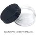 Cosmetic Container Jar 3G Travel Empty Sample Jar Round Make Up Refillable Containers - Buy Online on GoSupps.com