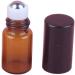 12 Mini Amber Glass Roller Bottles with Black Caps & Steel Balls - Essential Oil & Perfume Storage Jars (2ml) - Perfect for Aromatherapy Samples - Buy Online on GoSupps.com