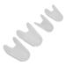 Toe Separators 8-Pack | Gel Spreader & Spacers for Hammer Toe Relief | Smooth Iron Big Toe Alignment Comfortable Correction - Buy Online on GoSupps.com