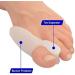 Pedimend Silicone Gel Toe Spreader for Hallux Valgus Relief | Big Foot Alignment & Discomfort Reduction | International Shipping Available - Buy Online on GoSupps.com