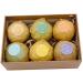  BoBoHome 6 Piece Bath Bombs Set Explosion Ball Deep Sea Bath Salt Body Essential Oil Bath Ball Natural Bubble - Buy Online on GoSupps.com