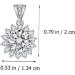 ABOOFAN 1pc Sun Petal Pendant Diamond Choker Necklace Rhienestone Necklace Crafts Making Material Alloy - Buy Online on GoSupps.com