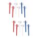 Gleavi 12 STK double -headed wrong toothbrush partial denture false toothbrushes Wiscs hard prosthesis brush soft toothbrush broken braces plastering tools strut adults