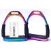 Amidale RAINBOW FLEXI SAFETY STIRRUPS HORSE RIDING BENDY IRONS S. STEEL BNWT 4.00 INCHES AND 4.75 INCHES (4.75 INCHES) - Buy Online on GoSupps.com