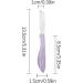 Premium Purple Eyebrow Trimmer & Facial Razor Foldable Scratch-Resistant Women's Makeup Tool - Buy Online on GoSupps.com