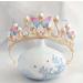JORCEDI Girls Gold Pearl Butterfly Princess Crown Tiara - Rhinestone Hair Accessory - Buy Online on GoSupps.com