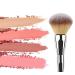 Premium Large Flat Arched Kabuki Makeup Brush - Perfect for Liquid Cream and Powder Blending | Durable Silver Foundation & Concealer Brush - Buy Online on GoSupps.com