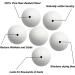 100% Wool Dryer Balls 6-Pack Reusable Natural Fabric Softener Reduces Clothing Wrinkles Dries Clothes Faster Eco-Friendly - Buy Online on GoSupps.com