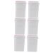 FRCOLOR 6 Pcs Cleaning Pads Eyelash Extension lash Cleaner lash Extensions Supplies Cleaning Wipes Lashes Tool Glue Bottle Cleaning Wipe Glue Remover Salon Wipe Tweezers