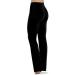 Balera Women's V-Waist Bootcut Jazz Pants - X-Large Black | Mid-Rise Waistband for Dance - Buy Online on GoSupps.com