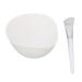 Face Mask Mixing Bowl Set DIY Facemask Mixing Tool Kit with Mask Bowl and Silicone Brush Silicone Lightweight Exquisite Silicone Brush Set