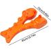 Neck and Shoulder Relaxer - Trigger Point Massager & Back Extension Pillow for Pain Relief | Cervical Vertebrae Support (Orange) - Buy Online on GoSupps.com