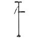 Foldable Crutch Walk Auxiliary Walking Stick with LED Light Ultralight Aluminum Alloy Double Soft Grip Crutch Crutches Hello Independence