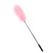 FCSHFC Dusters with Extension Pole Home Dusters for Cleaning Woolen Flexible Head Anti-Static Feather Duster for Window Blind Air Conditioner Vents Fans(Pink)