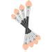 NOLITOY 100 Pcs Eyeshadow Eye Spoolie Brush Eye Blending Brush Makeup Brush Lipstick Miss Double Head 8x1cmx2pcs Pinkx2pcs - Buy Online on GoSupps.com
