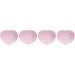 Lot de 4 pierres de gu rison en quartz rose sculpt en forme de c ur - Pierre de gu rison semi-pr cieuse - Buy Online on GoSupps.com