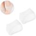 NOLITOY Silicone Heel Insole Socks - Height Increase Pad & Cup Sleeve Protectors | White Size 4 for Comfort & Support - International Shipping Available - Buy Online on GoSupps.com