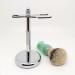 Premium Stainless Steel Razor Holder & Silver Hair Shaving Brush Set for Men | Stylish & Practical Grooming Essentials - Buy Online on GoSupps.com
