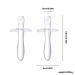 Buy LuLiyLdJ 2pcs Silicone Teething Toy Brush for Baby | Safe Nursing Tool & Teether | International Shipping Available - Buy Online on GoSupps.com