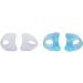 Silicone Toe Corrector Gel Separators - 6 Pairs for Bunion Pain Relief and Toe Alignment - Blue White - Buy Online on GoSupps.com