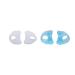 Anggrek Gel Toe Separators - 6 Pairs Silicone Relief Bunion Pain Corrector for All Shoes - Blue/White - Buy Online on GoSupps.com