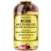 Rose Multi-Use Oil for Face, Body and Hair - Organic Blend of Apricot, Vitamin E and Sweet Almond Oil Moisturizer for Dry Skin, Scalp & Nails - Rose Petals & Bergamot Essential Oil - 4 Fl Oz