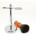 BGGIWY Men's Razor Brush Set - Fashionable Black Hair Razor & Stainless Steel Wet Shave Holder | 2.9x6 Inches - Buy Online on GoSupps.com