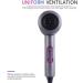 1800W Professional Hair Dryer Lightweight Blow Dryer Negative Lonic with Airflow Concentrator Fast Drying Time and Low Noise For Household Travel Office (EU plug) (US plug (110V)) - Buy Online on GoSupps.com