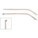 Buy TTYSSAC Transparent Rose Gold Metal Eyeglass Replacement Temples - Durable Single Tooth Plastic Repair Parts for Instant Eyewear Fixes - Buy Online on GoSupps.com