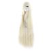 MapofBeauty 40" Anime Costume Long Straight Cosplay Wig Party Wig (Light Blonde)