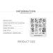 KADS Nail Art Stamping plate Nail Template Nail Art Design Tool Nail DIY Design Image Plate (GE011) - Buy Online on GoSupps.com