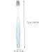 Homsfou 6-Pack Crystal Clear Travel Toothbrushes Classic Adults & Kids Bristle Toothbrushes for Superior Cleaning - Buy Online on GoSupps.com