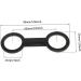 3PCS Scuba Diving Silicone Mask Strap Keeper Holder - Black - Buy Online on GoSupps.com