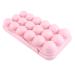 Healeved 2pcs Refrigerator Food Tray Fridge Drawer Tray Container Kitchen Egg Tray Storage Box Egg Plate Grid Pink 30X11CM
