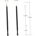 FOMIYES 50pcs White Eyeliner Pencil Gel Eyeliner Pot Eyeliner Eye Shadow Brush Liquid Thin Angle 10X0.5cm Orange - Buy Online on GoSupps.com