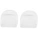 FRCOLOR Silicone Insoles for Plantar Fasciitis - Comfortable Heel Cushions & Half Inserts for High Heels - White 10x6x1cm - Buy Online on GoSupps.com