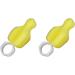 XJKLBYQ Pacifier Brush & Mini Nipple Cleaning Sponge - Baby Bottle Washing Tool (2pcs) - Yellow - Ideal for Safe & Easy Cleaning - Buy Online on GoSupps.com