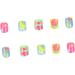 minkissy 2 Sets Nail Art Decals Eco-friendly Nail Stickers Colorful Kids Nail Stickers Kids Art Fake Nail Kids False Nail Cartoon Child Finished Nail Art - Buy Online on GoSupps.com
