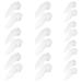 Toe Separator Good Elasticity 10 Pairs Reusable Silicone Flexible Big Toe Protector for Foot Health Treatment