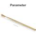 Gold Steel Ear Wax Picker - Earpick Wax Remover Curette for Ear Cleaning - Buy Online on GoSupps.com