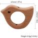 Wendysun 10pcs Lovely Cartoon Wood Teether Pure Natural Animal Bird Shape Baby Teething Nursing Beech Teether Baby DIY Pendant Toy (10pcs) - Buy Online on GoSupps.com