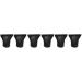 NOLITOY Hair Dryer Attachment: 6pcs Universal Nozzle Hair Dryer Replacement Plastic Blower Nozzle Salon Hairdressing Tool of Blow Flat Hair Salon Only for Salon Home