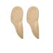 Heel Cups PU Foot Orthotic Inserts Foot Care Heel Protectors Adult Soft Daily for Spurs and Heel Blister Prevention(Skin Medium)