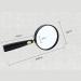 Magnifying Glasses Educational Hobby Magnifiers Handheld Magnifying Glass for The Elderly Hd High-Power Optical Lens Reading 90Mm Large Lens Containing Fluffy Mirror Bag and Wipe Comfortable - Buy Online on GoSupps.com